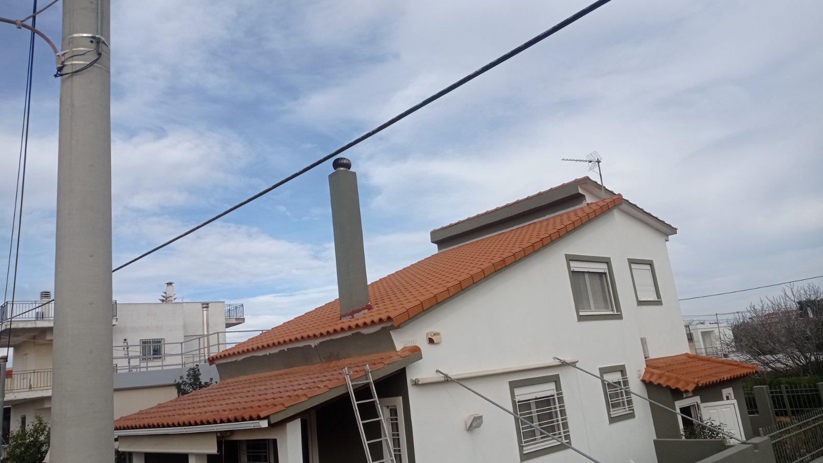 κατασκευη κεραμοσκεπή με θερμομόνωση